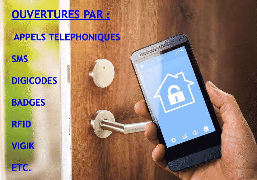 domotique ouverture porte