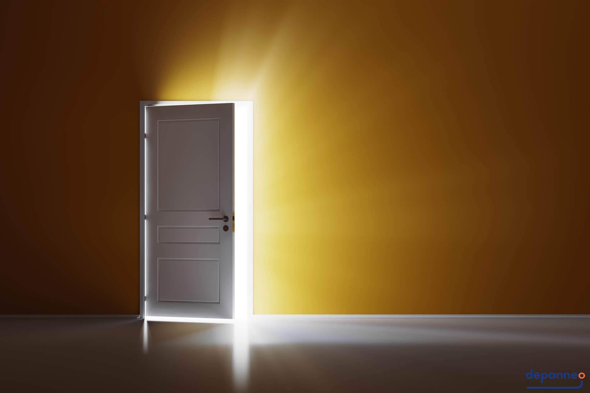 ouvrir une porte claquée